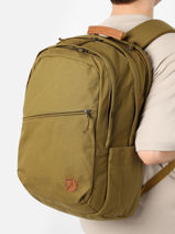 Rugzak 2 Compartimenten Met 15" Laptopvak Fjallraven Groen raven 23345-vue-porte