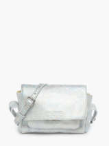 Cross Body Tas Diane Xs Granite Leder Paul marius Zilver granite DIANXGRA