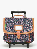 Boekentas Op Wieltjes 2 Compartimenten Tann