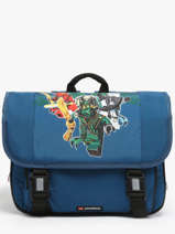Boekentas 2 Compartimenten Lego Blauw ninjago into the unknown 23
