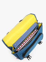 Boekentas 2 Compartimenten Lego Blauw ninjago into the unknown 23-vue-porte