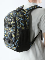 Rugzak 2 Compartimenten Rip curl Zwart bts 14QMBA-vue-porte