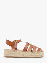 Sandalen Uit Leder Tommy hilfiger Bruin women 7743GQS