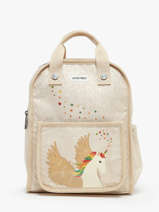 Rugzak 1 Compartiment Jack piers Goud jp girls G