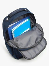 Rugzak 2 Compartimenten Jack piers Blauw jp girls G-vue-porte