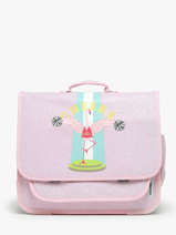 Boekentas 2 Compartimenten Jack piers Roze jp girls G