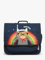 Boekentas 2 Compartimenten Jack piers Blauw jp girls G