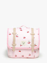 Boekentas 1 Compartiment Kidzroom Roze lisbon secret garden 4036