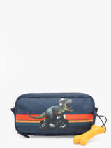 Pennenzak 3 Compartimenten Stones and bones Blauw boys B