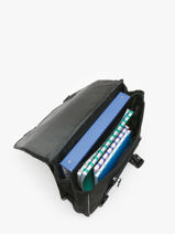 Boekentas 2 Compartimenten Skooter Blauw soccer squad 4462-vue-porte