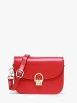 Cross Body Tas M Altair Leder Etrier Rood altair EALA081M