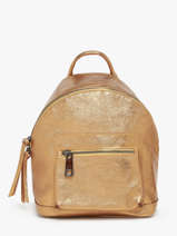 Rugzak Nine Leder Milano Goud nine NI23066