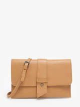 Cross Body Tas Caviar Leder Milano Bruin caviar CA240610