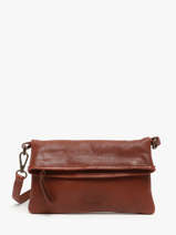 Cross Body Tas Cow Leder Basilic pepper Bruin cow BCOW75