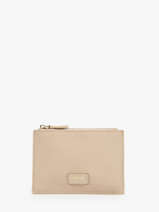 Kaarthouder L Ninon Leder Lancel Beige ninon A10537
