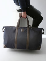 Longchamp Boxford Reistassen Blauw-vue-porte