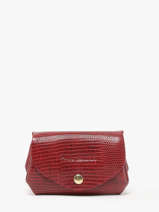 Portemonnee Leder Paul marius Rood la suite 1960 GUSTA960