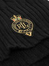 Sjaal Lauren ralph lauren Zwart textile 54960071-vue-porte