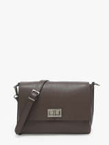 Cross Body Tas Caviar Leder Milano Bruin caviar CA24061