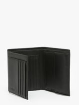 Portefeuille Leder Hugo boss Zwart grained HLO416A-vue-porte