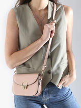 Cross Body Tas S Altair Leder Etrier Roze altair EALA081S-vue-porte