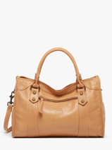 Handtas Cow Leder Basilic pepper Bruin cow BCOW22