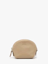 Portemonnee Caviar Leder Crinkles Beige caviar 14026