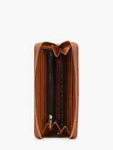 Portefeuille Lulu castagnette Bruin zip CHRYS103-vue-porte