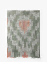 Sjaal Stone Linnen 100x100cm Biba Veelkleurig accessoires RI267A