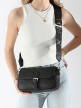 Cross Body Tas Samba Re Valentino Bruin samba re VBS8ZG09-vue-porte