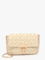 Cross Body Tas Moon Tress� Leder Vanessa bruno Beige moon 38V40533