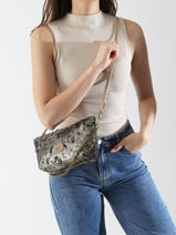 Cross Body Tas Cu Mila louise Zwart cu 16077CU-vue-porte