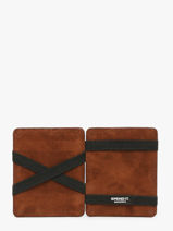 Chequehouder Leder Maverick Bruin the original MAVTO050-vue-porte