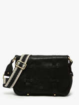 Cross Body Tas Vintage Leder Mila louise Roze vintage 30172X