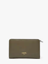 Portefeuille Origami Leder Lancel Groen origami A13423
