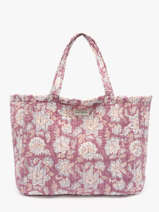 Schoudertas Floral Katoen Bindi atelier Roze floral MS