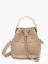 Cross Body Tas La Suite Leder Paul marius Beige la suite CAPUCSUI