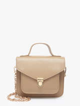 Cross Body Tas La Suite Leder Paul marius Beige la suite GEOX2SUI