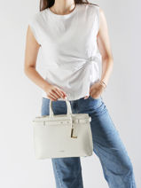 Handtas Faubourg Leder Lancel Zwart faubourg A13528-vue-porte