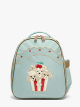 Rugzak 1 Compartiment Jeune premier Blauw daydream girls G