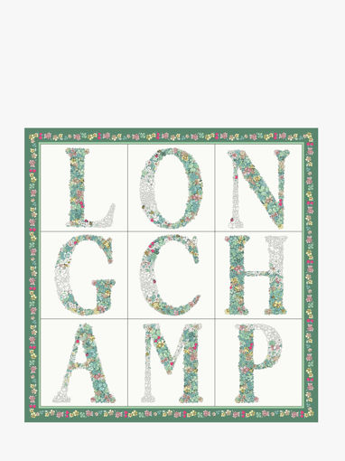 Longchamp Soie gots Foulard Oranje