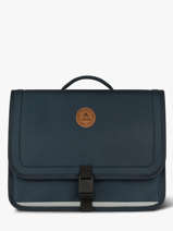 Boekentas 2 Compartimenten Cabaia Blauw school M