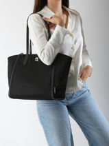 Schoudertas K Ikon Nylon Karl lagerfeld Zwart k ikon A3W30117-vue-porte