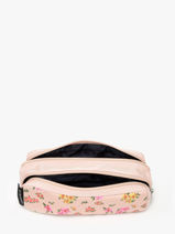 Pennenzak 2 Compartimenten Boheme Caramel et cie Roze boheme FI-vue-porte