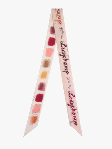 Longchamp Soie gots Foulard Roze