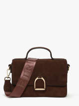 Cross Body Tas S Altesse Suede Etrier Bruin altesse suede EASU048S