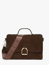 Cross Body Tas M Altesse Suede Etrier Bruin altesse suede EASU048M