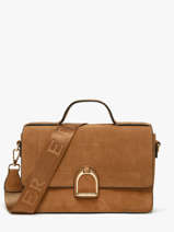 Cross Body Tas M Altesse Suede Etrier Bruin altesse suede EASU048M