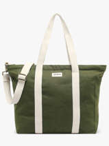 Schoudertas Cesar Katoen Hindbag Groen best seller CESAR
