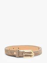 Riem Leder Milano Bruin velvet VE25068
